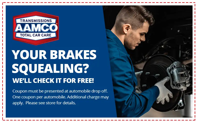 Brake service coupon at AAMCO 103rd Street Jacksonville